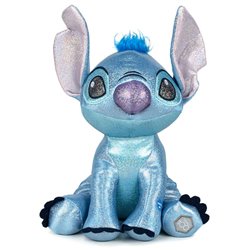PELUCHE STITCH 100TH DISNEY GLITTER CON SONIDO 28CM