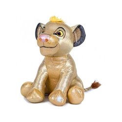 PELUCHE SIMBA 100TH DISNEY GLITTER CON SONIDO 28CM