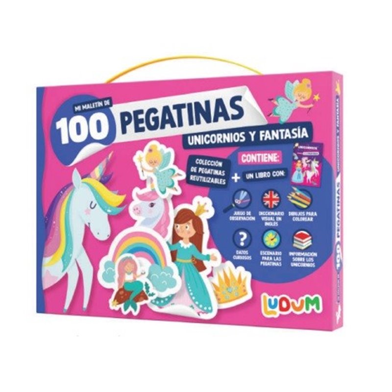 LUDUM - MALETIN 100 PEGATINAS - FANTASIA