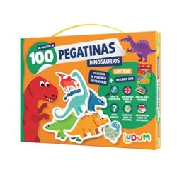 LUDUM - MALETIN 100 PEGATINAS - DINOSAURIOS