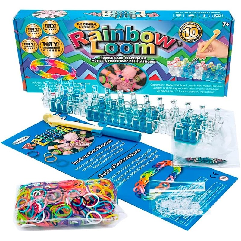 SET DE CREACION PULSERAS RAINBOW LOOM