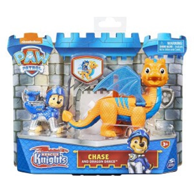PAW PATROL RESCUE KNIGHTS DRAGON CACHORROS CABALLEROS