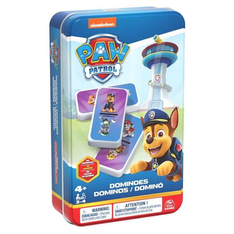 PAW PATROL DOMINO CAJA LATA