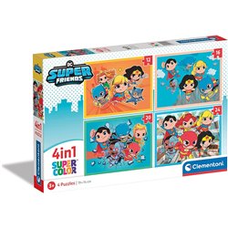 PUZZLE 4 EN 1 DC SUPERFRIENDS