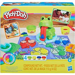 PLAY-DOH PRIMERAS CREACIONES CON LA RANA Y LOS COLORES