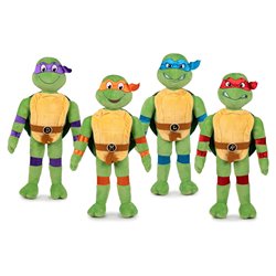 PELUCHE TORTUGA NINJA RETRO TNMT 22 CMS SURTIDAS