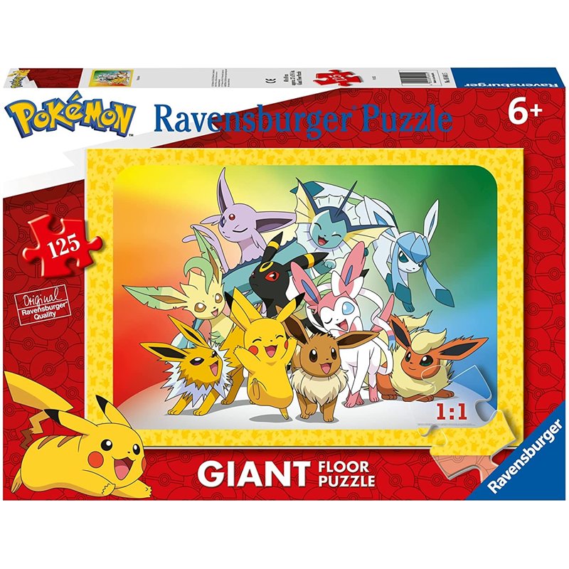 PUZZLE GIANT POKEMON 125 PZAS