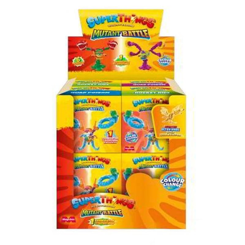 DISPLAY 6 EXOSKELETON SUPERTHINGS MUTANT BATTLE S.12