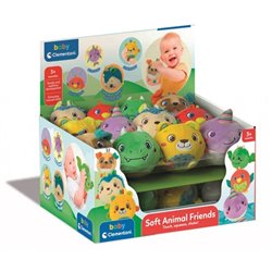 DISPLAY 24 PELUCHES SOFTY ANIMAL FRIENDS