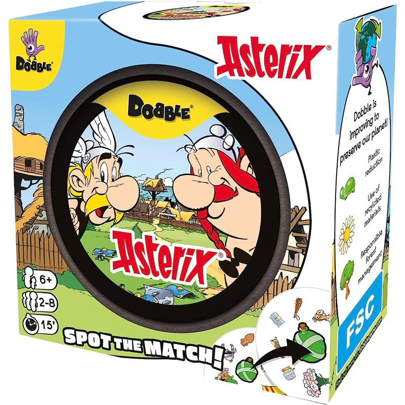 DOBBLE ASTERIX - JUEGO DE CARTAS EN ESPAÑOL