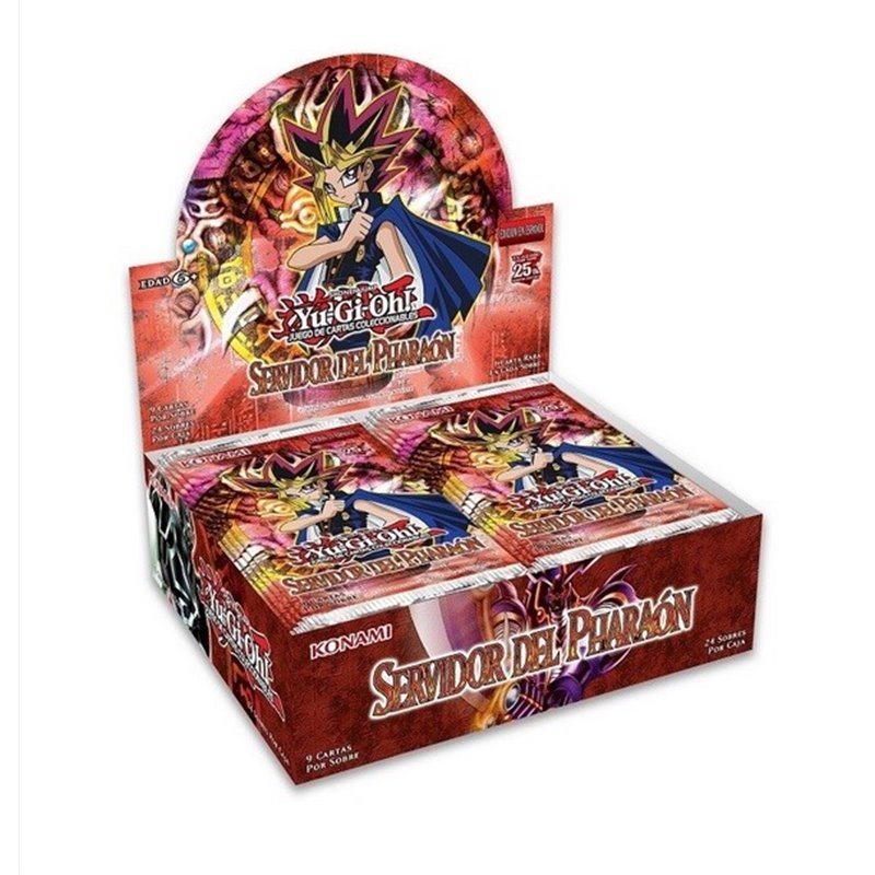 DISPLAY 24 SOBRES YUGIOH SERVIDOR DEL PHARAON ED. 25 ANIV.