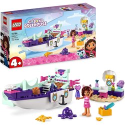 LEGO 10786 BARCO Y SPA DE GABBY DOLL HOUSE Y SIREGATA