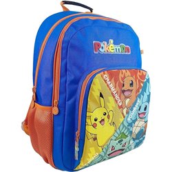 MOCHILA ESCOLAR POKEMON KANTO STARTERS