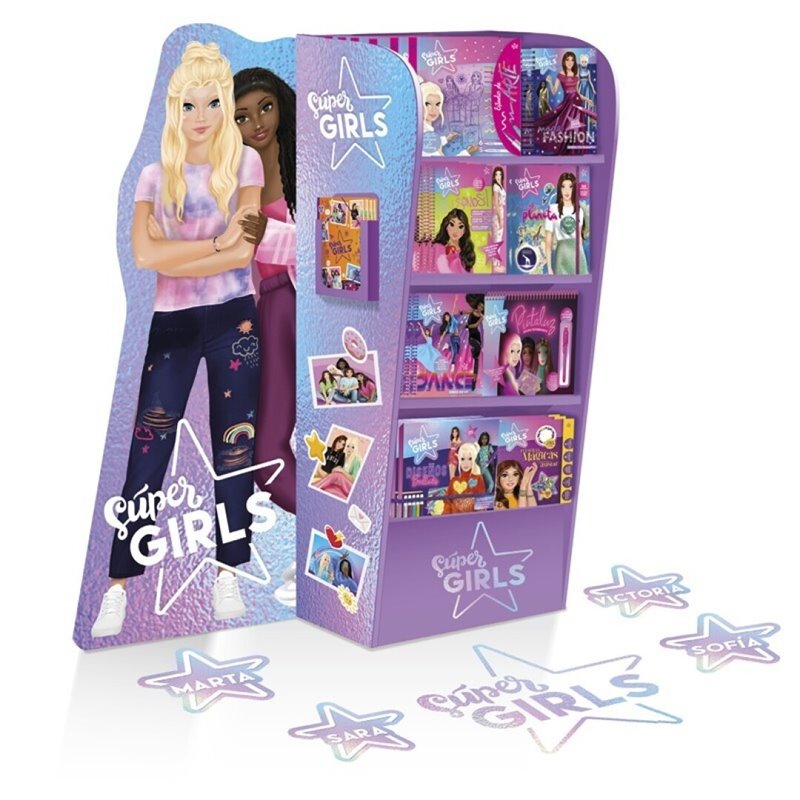 EXPOSITOR SUPER GIRLS DE SUELO