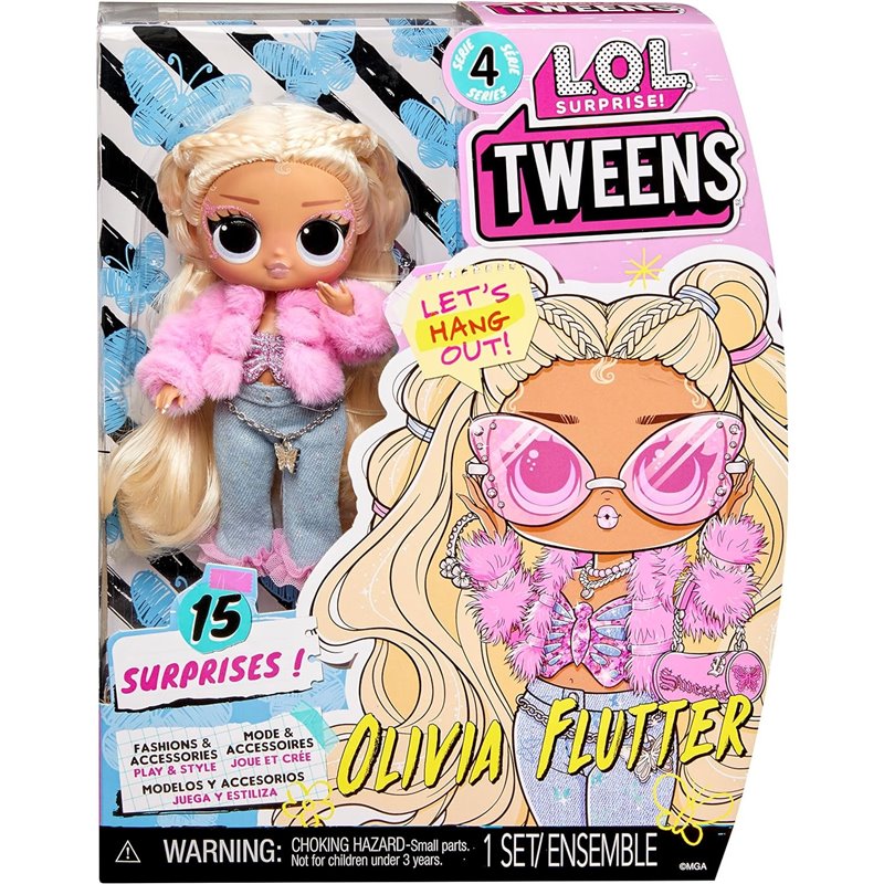 LOL SURPRISE MUÑECA TWEENS S.4 OLIVIA FLUTTER