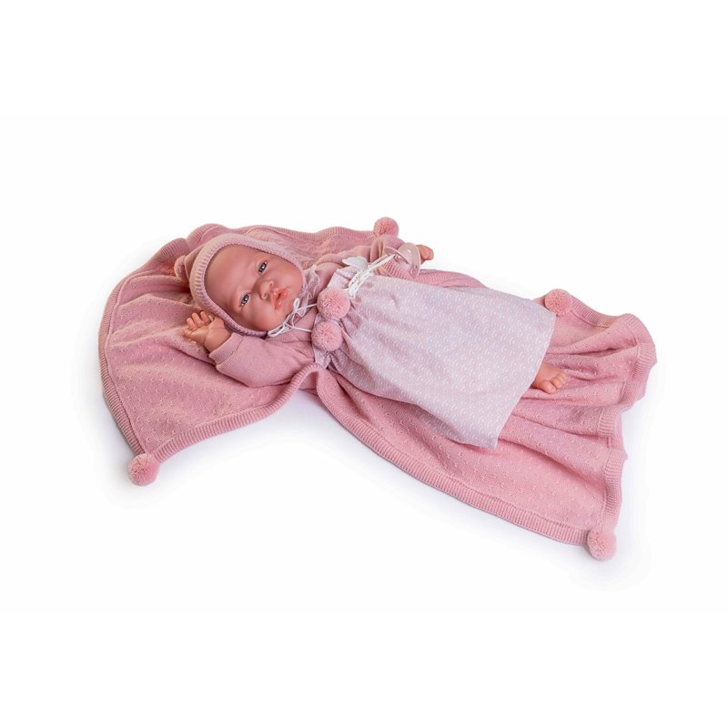 MUÑECA RECIEN NACIDA CON FALDON