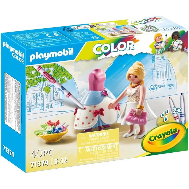 PLAYMOBIL COLOR: DISEÑADORA DE MODA