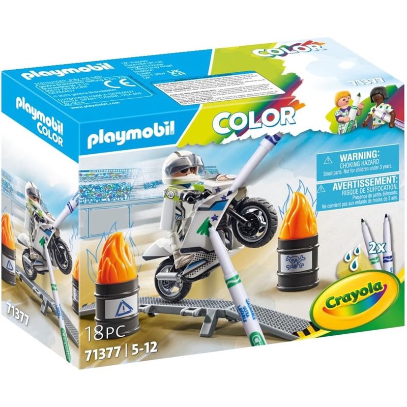 PLAYMOBIL COLOR: MOTO