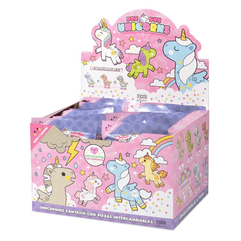 DISPLAY 12 SOBRES DUN DUN UNICORNS
