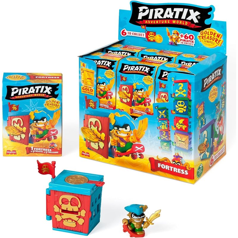 DISPLAY 12 FORTRESS PIRATIX GOLDEN TREASURE