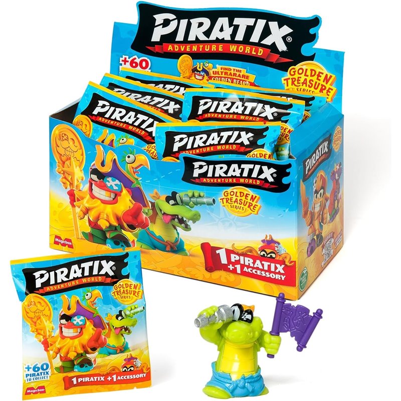 DISPLAY 24 ONE PACK PIRATIX GOLDEN TREASURE