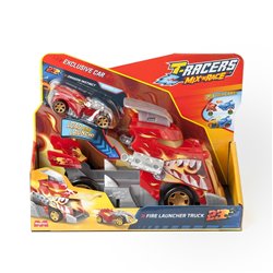 T-RACERS FIRE LAUNCHER TRUCK MIX 'N RACE