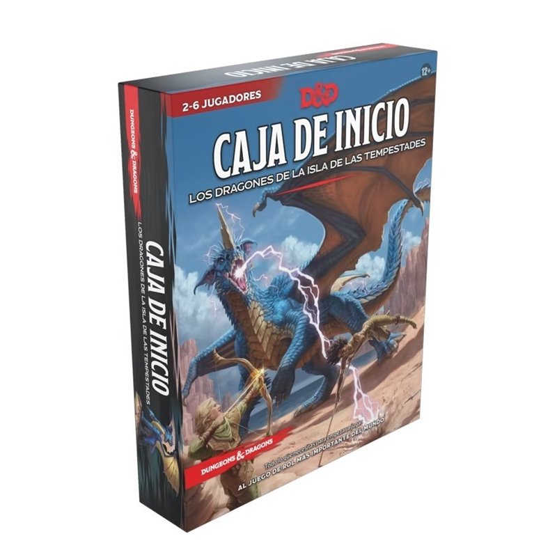 D&D CAJA DE INICIO LOS DRAGONES DE LA ISLA DE LAS TEMPESTADES