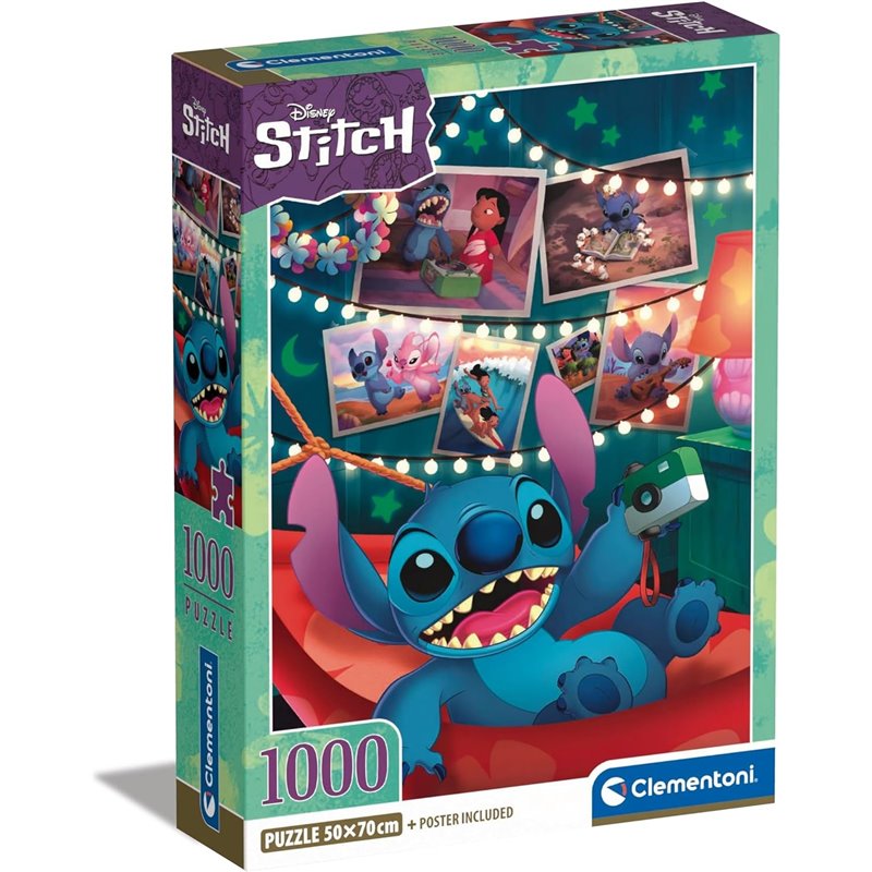 PUZZLE 1000 PZAS DISNEY STITCH COMPACT