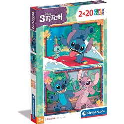 PUZZLE 2X20 PZAS DISNEY STITCH