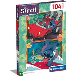 PUZZLE 104 PZAS SUPER DISNEY STITCH