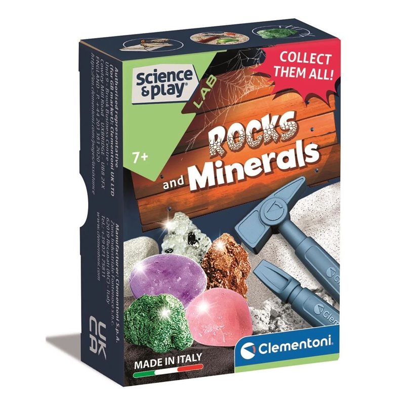 DISPLAY 14 MINI KITS ROCAS Y MINERALES
