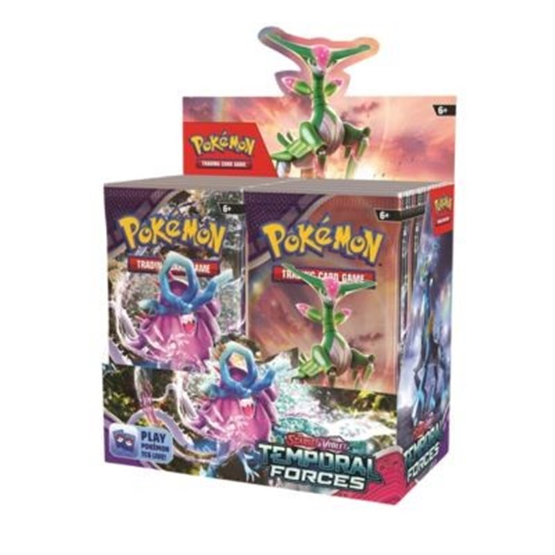 DISPLAY 36 SOBRES POKEMON FUERZAS TEMPORALES CASTELLANO
