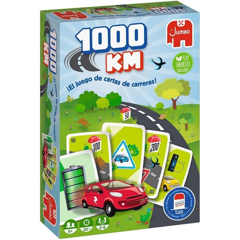1000 KM JUEGO DE CARTAS