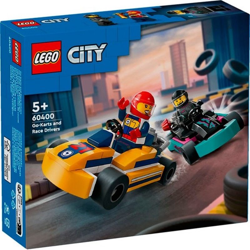LEGO CITY KARTS Y PILOTOS DE CARRERAS