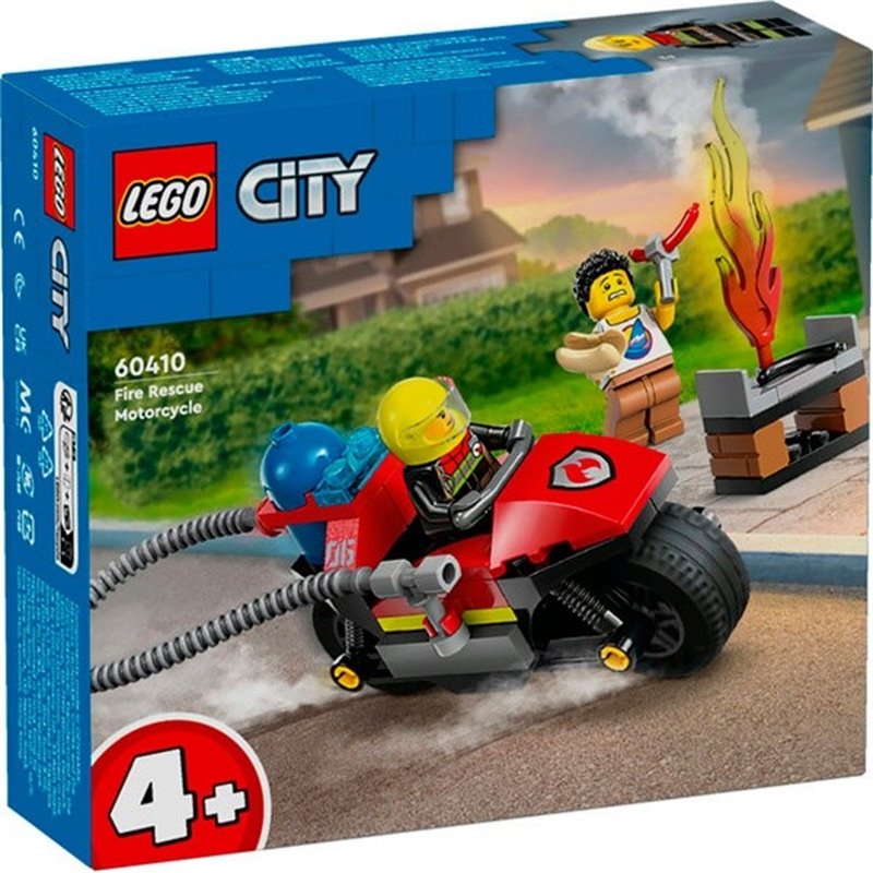 LEGO CITY MOTO DE RESCATE DE BOMBEROS
