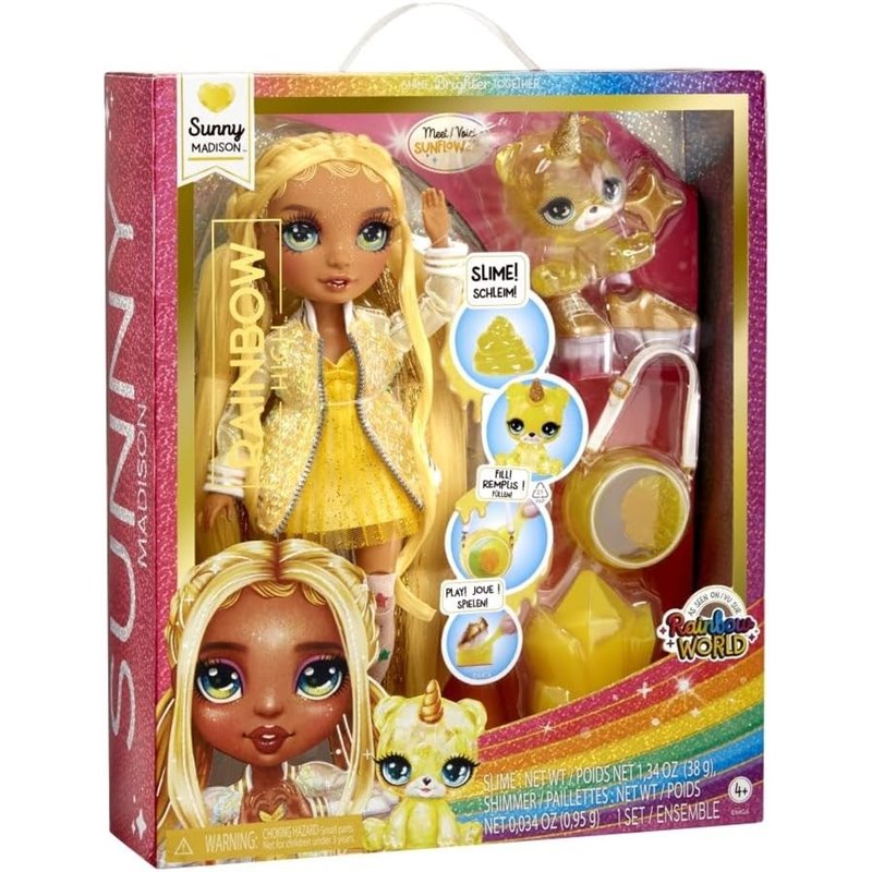 RAINBOW HIGH - MUÑECA RAINBOW WORLD - SUNNY