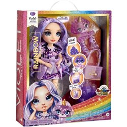 RAINBOW HIGH - MUÑECA RAINBOW WORLD - VIOLET