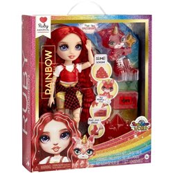 RAINBOW HIGH - MUÑECA RAINBOW WORLD - RUBY