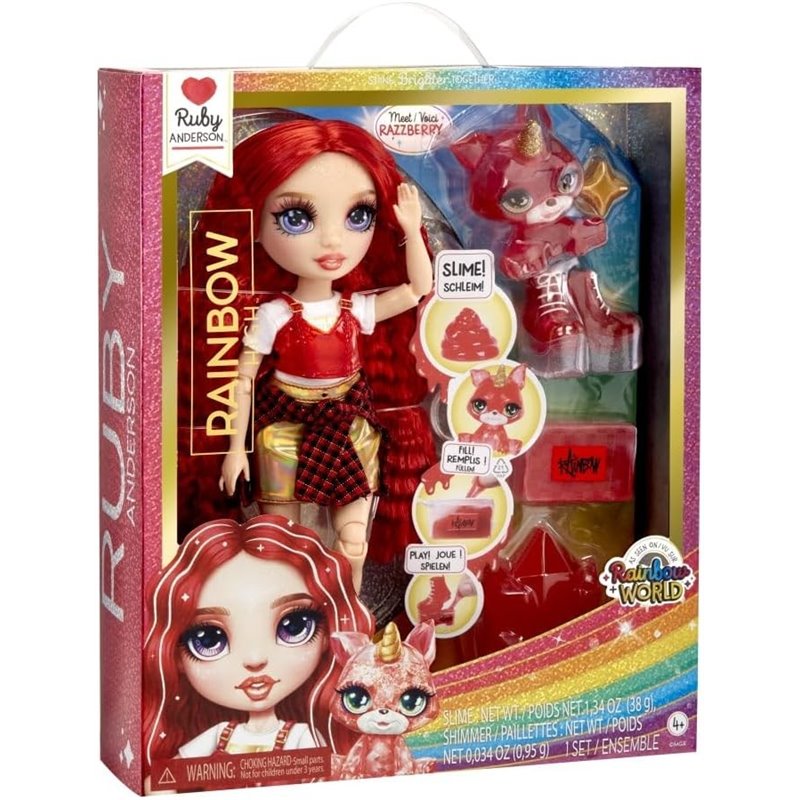 RAINBOW HIGH - MUÑECA RAINBOW WORLD - RUBY