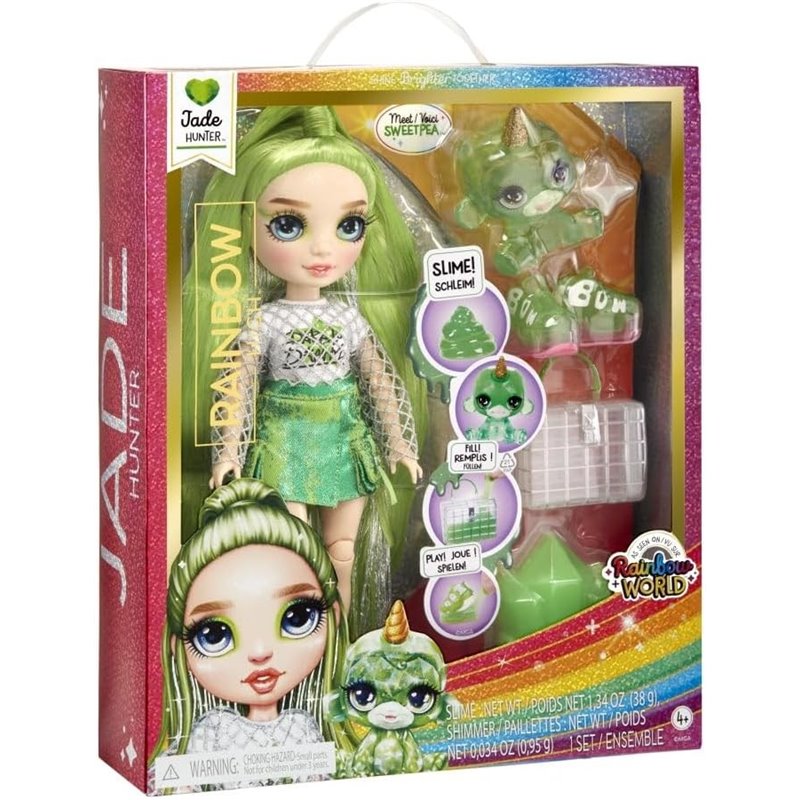 RAINBOW HIGH - MUÑECA RAINBOW WORLD - JADE