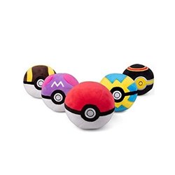 DISPLAY 6 POKEMON PELUCHE POKEBALL 10 CM SURTIDO