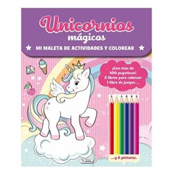 MALETA DE ACTIVIDADES Y COLOREAR - UNICORNIOS