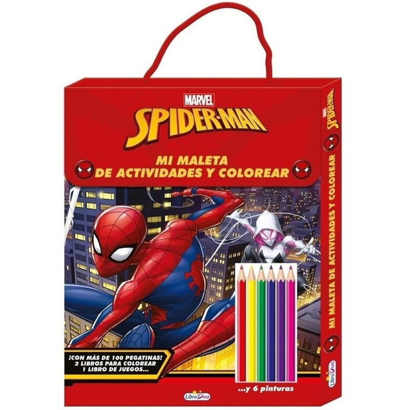 MALETA ACTIVIDADES Y COLOREAR SPIDERMAN
