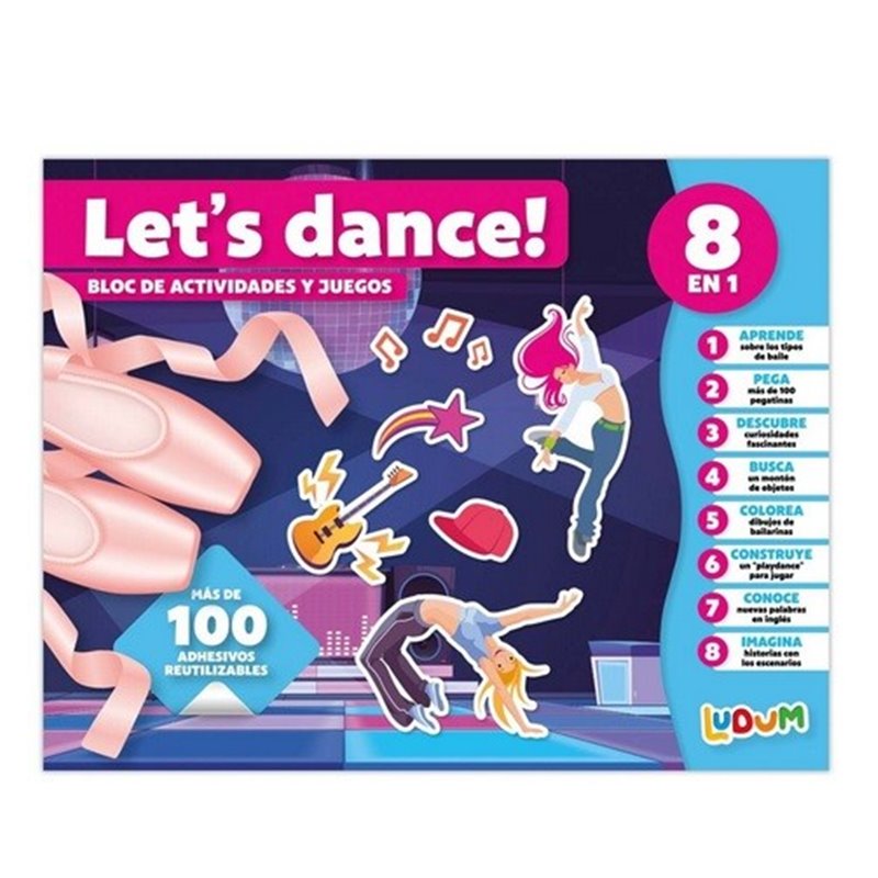 BLOC DE ACTIVIDADES Y JUEGOS LET'S DANCE LUDUM