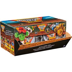 DISPLAY 12 MONSTER JAM MINI