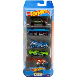 PACK DE 5 VEHICULOS HOT WHEELS 1806 MATTEL