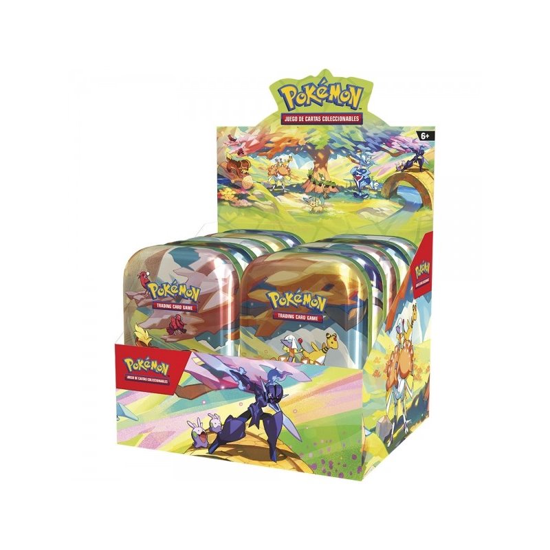 DISPLAY 10 MINI LATAS POKEMON JUNIO'24