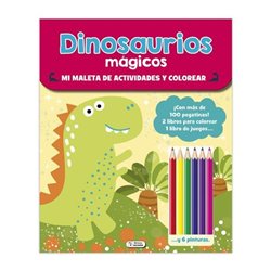 MALETA DE ACTIVIDADES Y COLOREAR - DINOSAURIOS