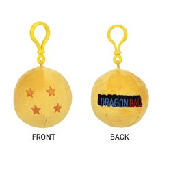 PELUCHE LLAVERO DRAGON BALL 4 ESTRELLAS 10CM