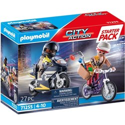 (REACONDICIONADO) STARTER PACK FUERZAS ESPECIALES Y LADRÓN PLAYMOBIL